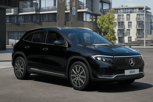 Mercedes Benz Eqa Cosmos Black Color Image